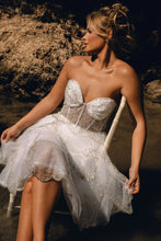 Load image into Gallery viewer, Aphrodite Bridal Mini Dress - Aurelle Attire