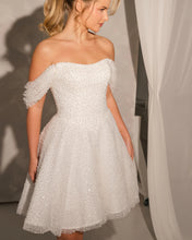 Load image into Gallery viewer, Frankie Bridal Mini Dress - Aurelle Attire
